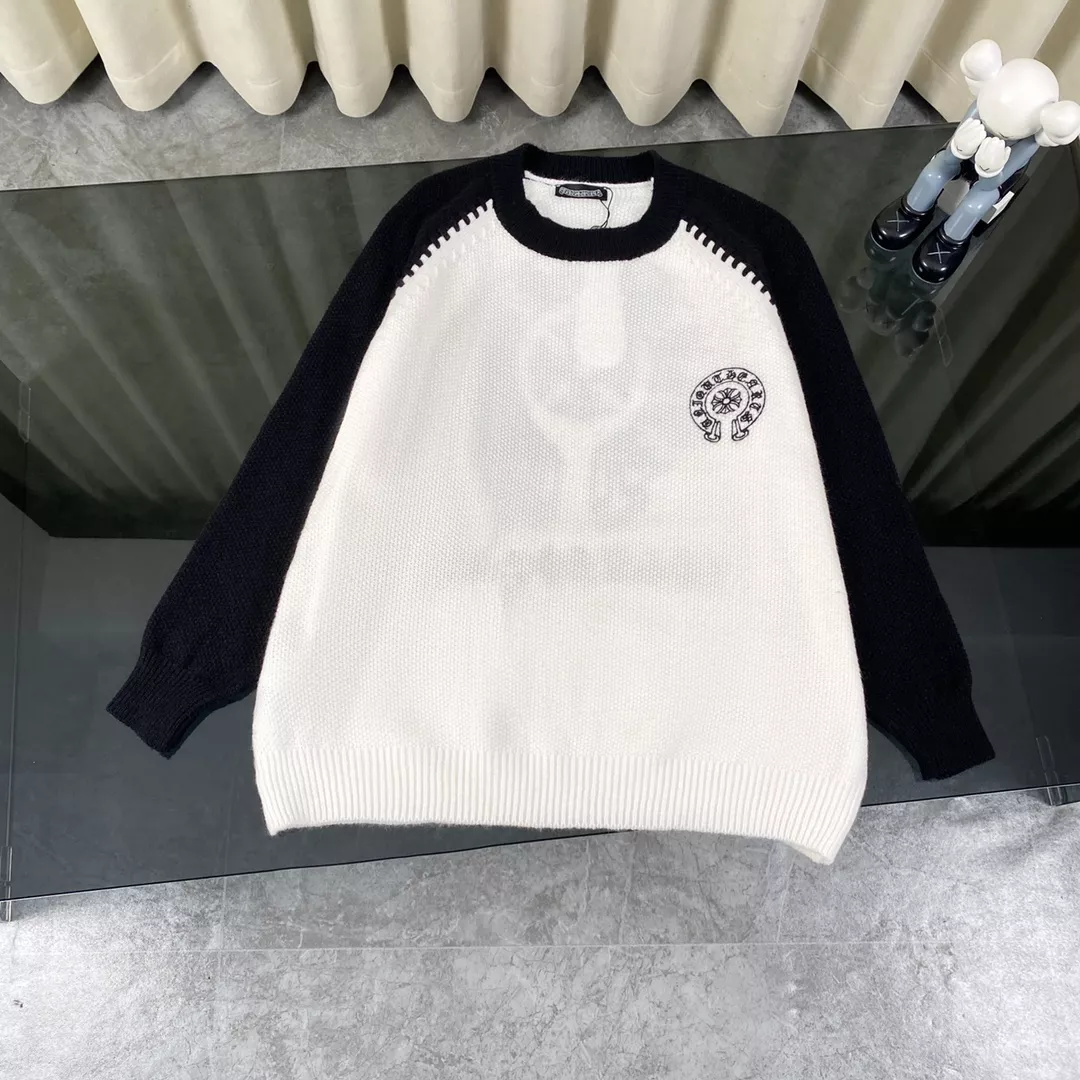 chrome hearts sweater manches longues pour unisexe s_12b02b1